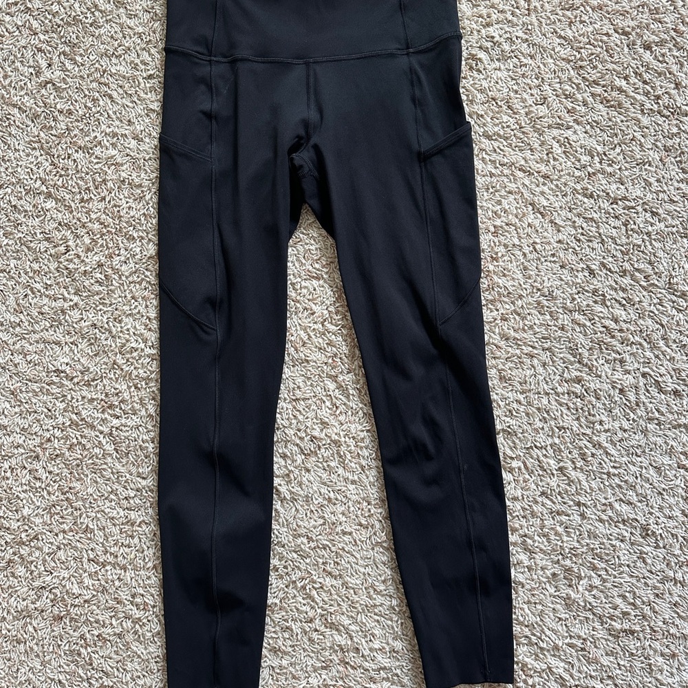 Lululemon Fast and Free High-Rise Leggings with Pockets 25”
